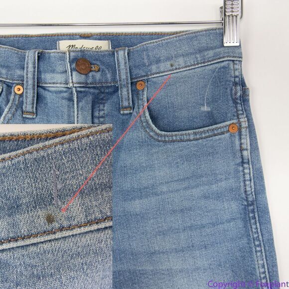 NEW Madewell Stovepipe Jeans in Euclid‎ Wash, 25, ND526 - Picture 11 of 16